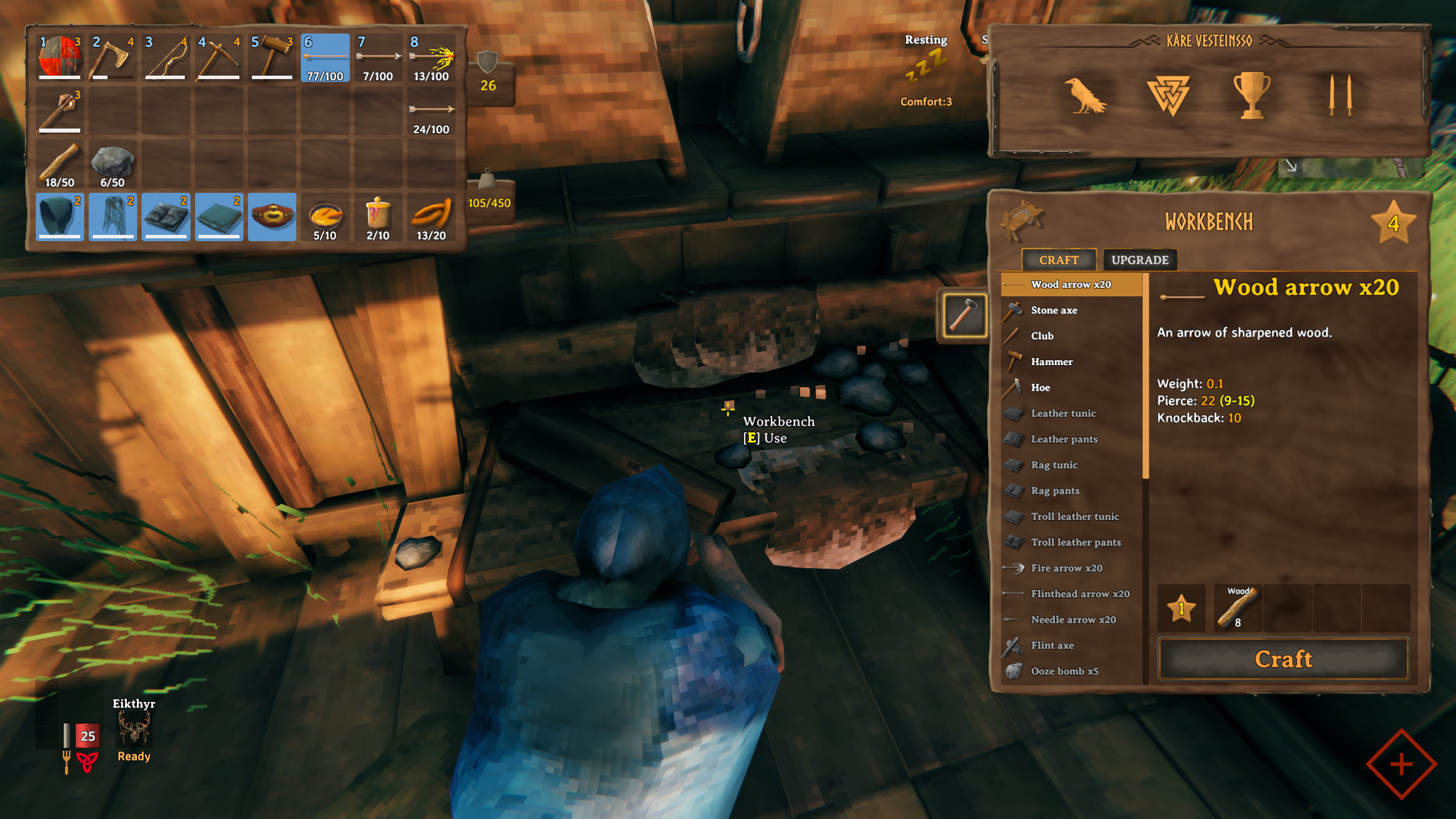 Workbench Menu